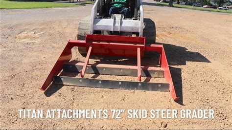 titan attachments skid steer graders skid steers|titan skid steer attachment reviews.